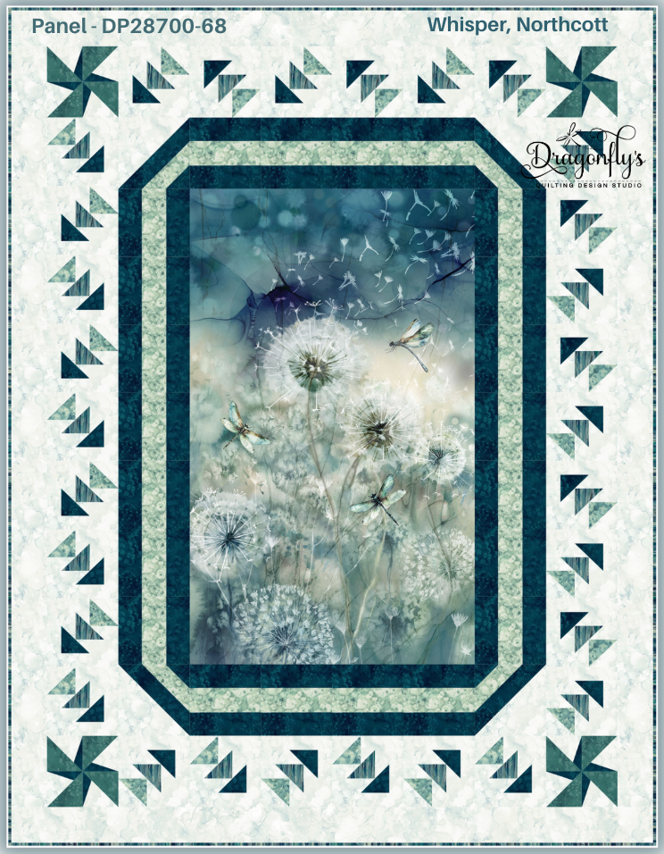 Gone to Seed Quilt kit 54-72