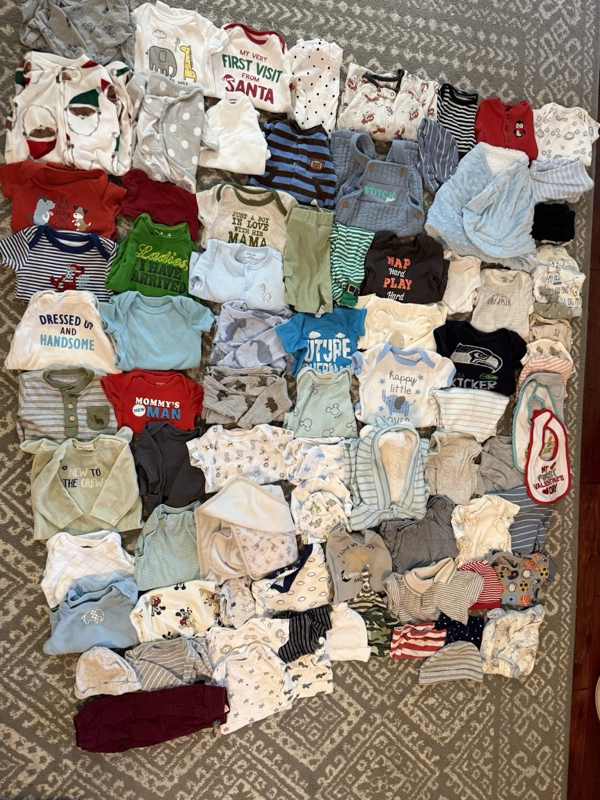Baby Boy 0-6 Months Huge Lot Of Clothes
Opens in a new window or tab