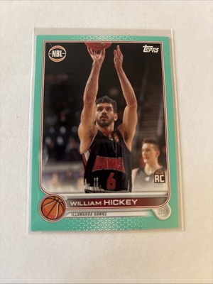 2022-23 Topps NBL National Basketball League - William Hickey #34 Aqua /199 (RC)