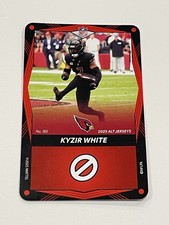 2025 UNO Elite Alt Jerseys Football Red #185 - Kyzir White - Arizona Cardinals