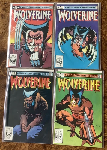 Wolverine 1-4 1982 VF/NM Full Series X-Men Frank Miller Claremont 1st Solo Book