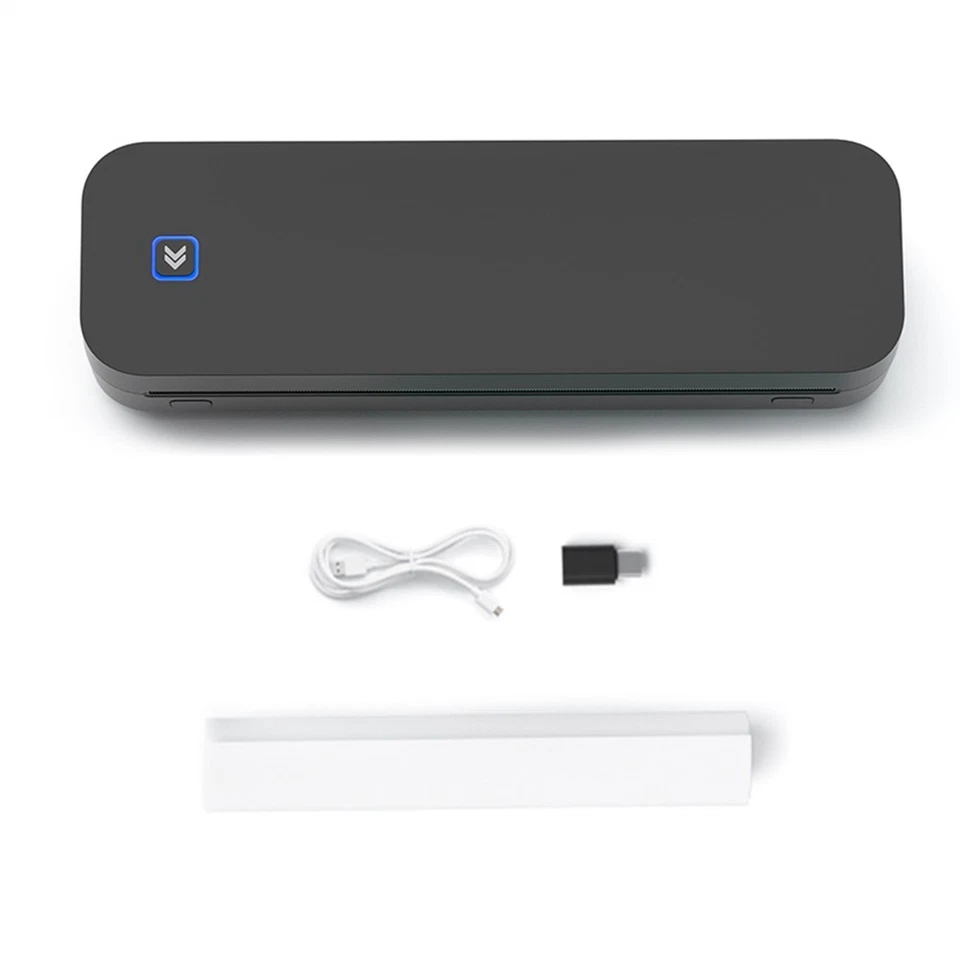 Tragbarer A4-Thermodrucker, Tintenlos, für Büro, Foto, PDF, Dokument, Memo,3206