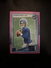 2025 Panini Donruss Jaxson Dart Optic Preview Pink Prizm (RC) Rated Rookie