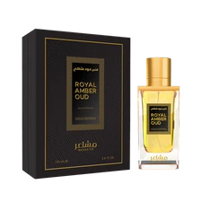 Mashaer Royal Amber Oud Gold Edition 3.4 oz Eau de Parfum Spray - New In Box