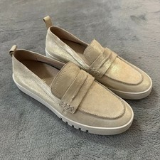 Vionic 2025 Chantel Gold Slip On Loafers Shoes Women's size 9 Comfort