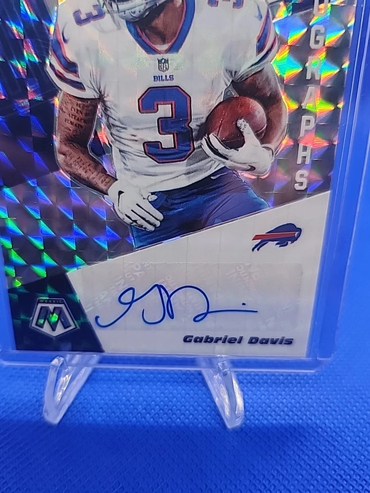 2020 Panini Mosaic -Rookie Autographs ~Gabriel Davis~ #RA39 (RC) BILLS 🔥🔥 - Image 3 of 4