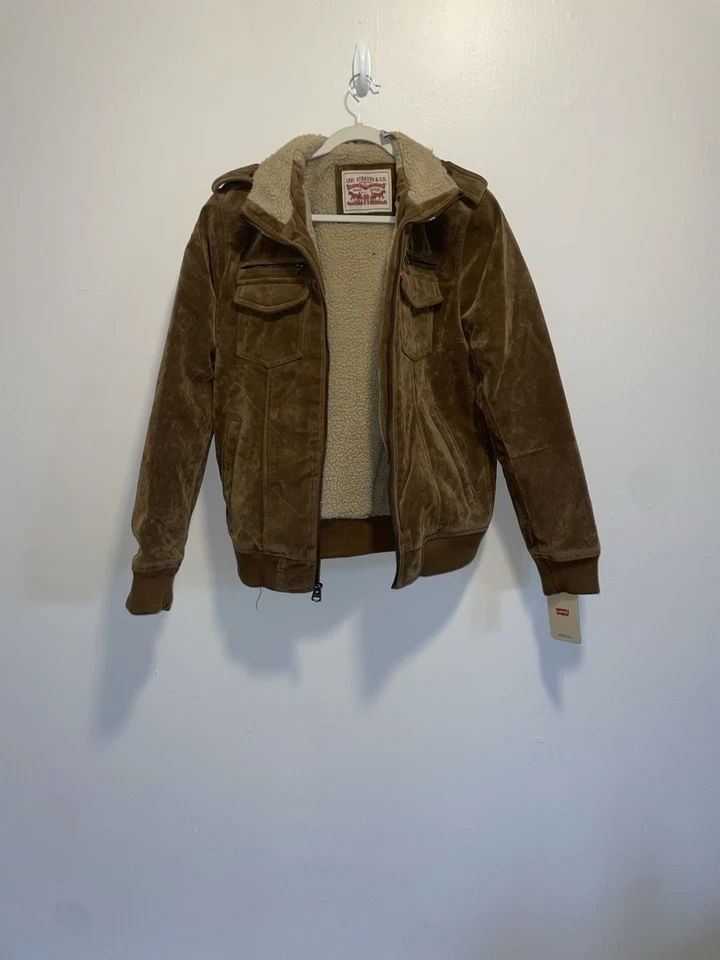 Vintage Levi's 71500 Brown Corduroy Sherpa Lined Trucker Jacket - Men' - Image 2 of 3