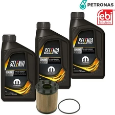 3L Genuine Petronas Selenia K Pure Engery Engine Oil 5W40 + Oil Filter 9.55535-S2