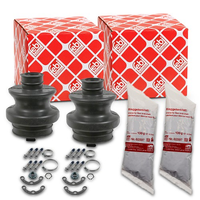 2X Febi Bilstein Faltenbalgsatz Achsmanschette MERCEDES-BENZ 124 190 W201