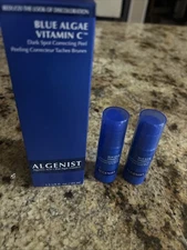 Algenist Blue Algae Vitamin-C Dark Spot Correcting Peel 1.5oz Kit With 2 Travel