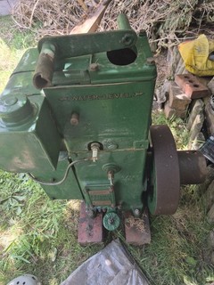 Lister D Type Stationary Engine Wheels Axels Books & Water Pump.