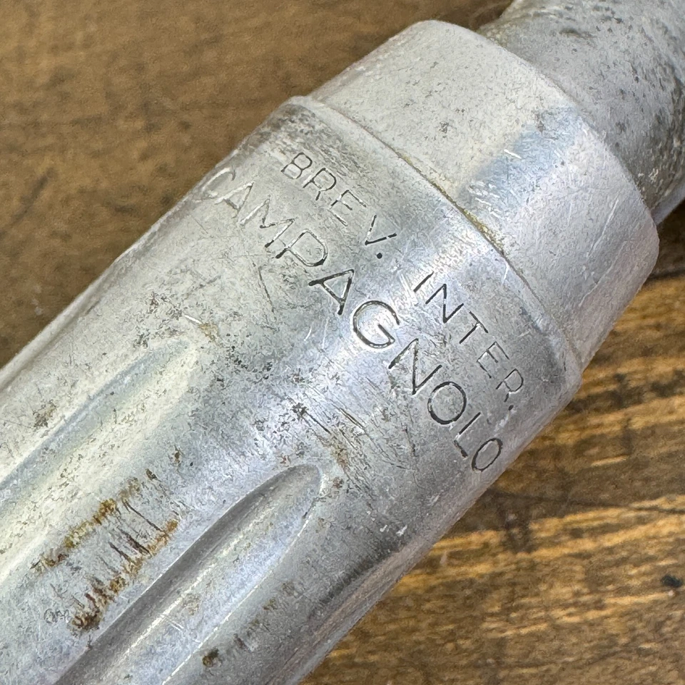 Vintage Campagnolo Record Seatpost 27.2 mm Brev Inter Canelado Campy Post C1 - Imagem 2 de 4