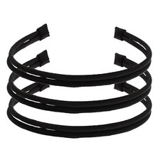 Zac's Alter Ego Set of 3 6mm Satin Double Alicebands