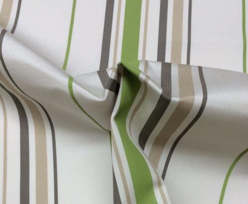 BALLARD DESIGN CUMBERLAND STRIPE GREEN OUTDOOR INDOOR FABRIC BY THE YARD 63"W - Picture 4 of 4