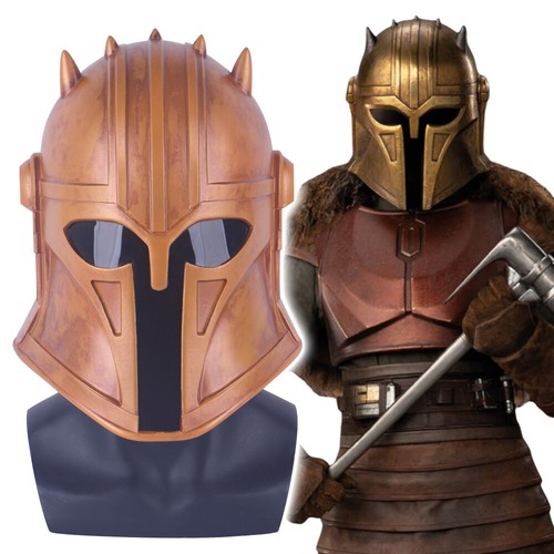 Cosplay Star Wars Mandalorian Female The Armorer Helmet Full Head Mask Props PVC - Picture 2 of 12