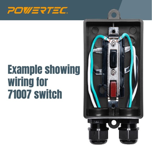 POWERTEC 71834 Deep Switch Box with Hardware for POWERTEC Switch Compatibility - Picture 6 of 9
