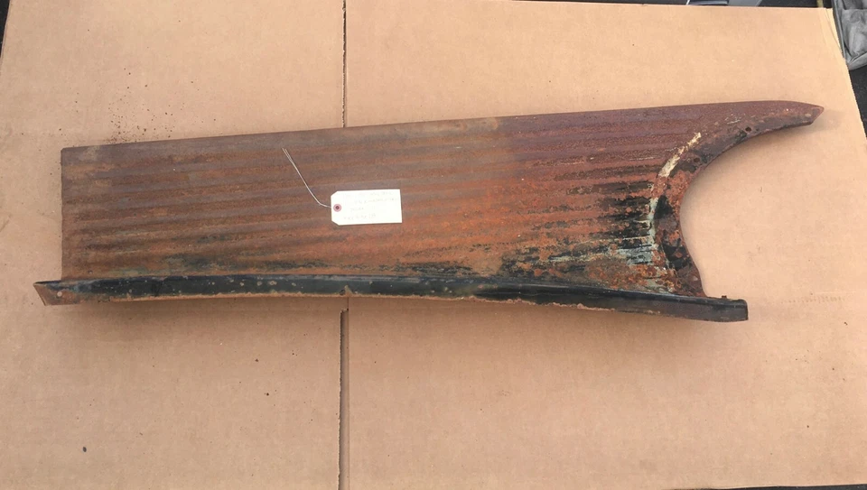 USED metal RUNNING BOARD 1941 1942 1946 CHEVY GMC truck Drivers side 1.5 Ton D4 - Image 2 of 4