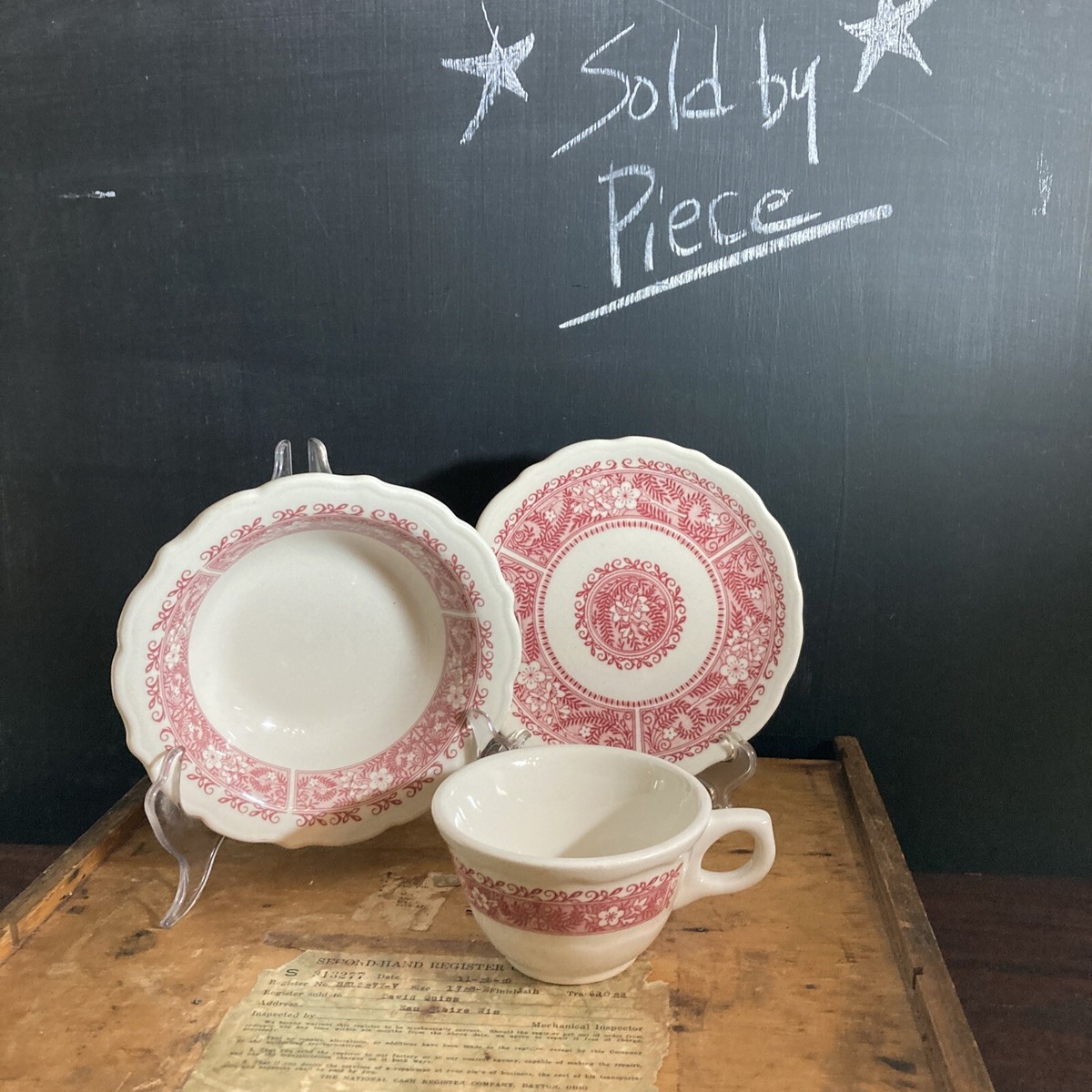 Syracuse China STRAWBERRY HILL Pink Vintage Restaurant Ware