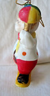 VTG 1980's Clown on Skateboard ceramic 3.75" Christmas Around the World Ornament — photo 4