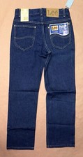 Vintage Lee Student Blue Jeans, Strait Leg, Deadstock NWT, Size 29x28