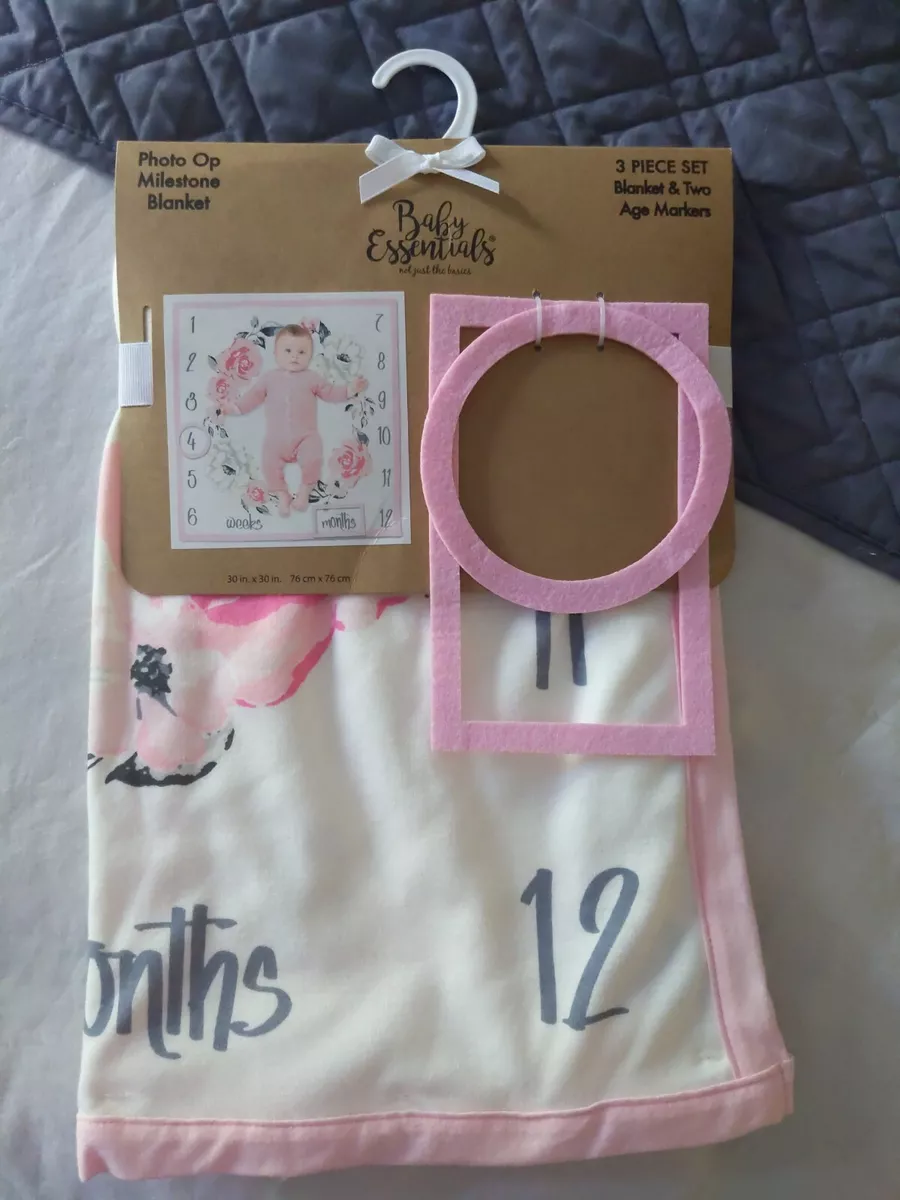 Baby essentials cheap milestone blanket