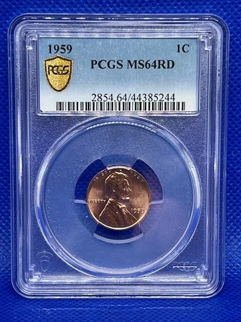 1959 Juego Como Nuevo PCGS Juego Completo MS64/65/66 Algunos RD Top 18 PCGS Conjunto Registro Foto 4 de 4