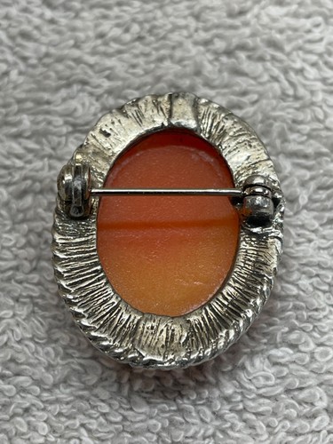 Cameo Pair Brooch Pin and one could also be a Pendant Vintage Pair see pics - Picture 8 of 18