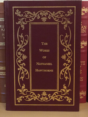 The Works of Nathaniel Hawthorne - leather-bound - Acceptable