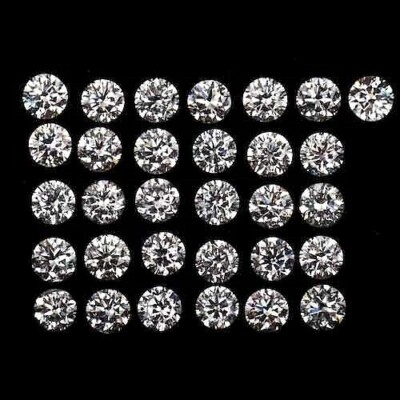 #ad 100 PCS Loose Lab Grown CVD Diamond 3.00 MM Round D Color IF CLARITY Certified $123.49
