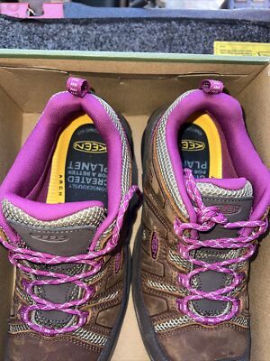 KEEN 1026778 Circadia Vent Shoe Womens Brown Leather Hiking  display picture 2
