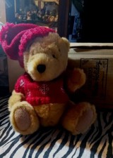 Boyd's Bear Winnie The Pooh Plush With Winter Sweater Knit Hat In Original Box
