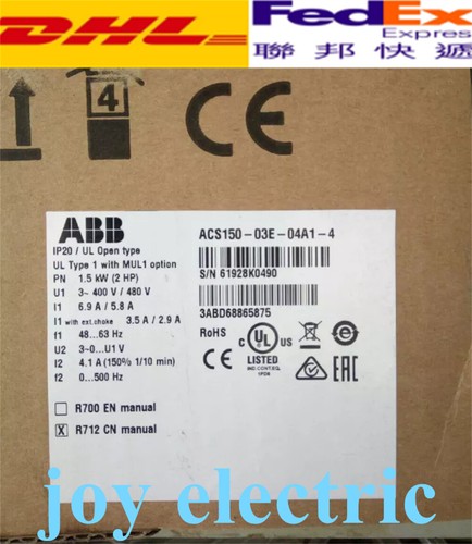 1PC New ABB ACS150-03E-04A1-4 Inverter ACS15003E04A14 Expedited Shipping - Bild 1 von 6
