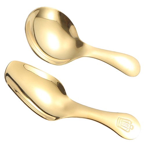 2Pcs Tea Scoop Spoon Daily Use Dessert Spoons Tea Scoop for Home Dessert - 第 19/20 張圖片