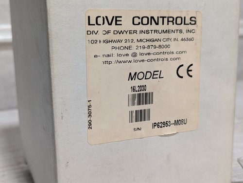 Love 16L2030 Microprocessor Based Temperature / Process Limit Controller, Dwyer - Picture 2 of 11