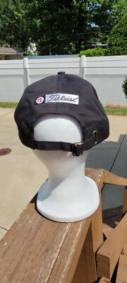 Casquette De Golf Titleist FJ DCI Réglable - Noir/marron, 100% Coton, Occasion Excellente