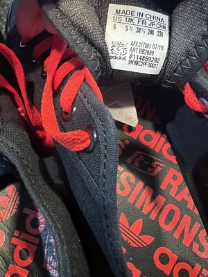 Adidas RAF Simons Matrix Spirit L BB2686 NEW Shoes 6 BLACK