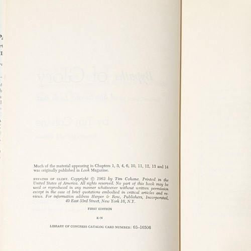 By Paths Bypaths Of Glory By Tim Cohan Sportswriter Looks Back 1963 1st Edition - Picture 3 of 8
