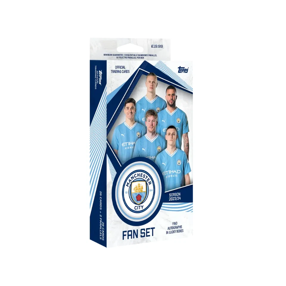 Topps Manchester City Fan Set Cards mint