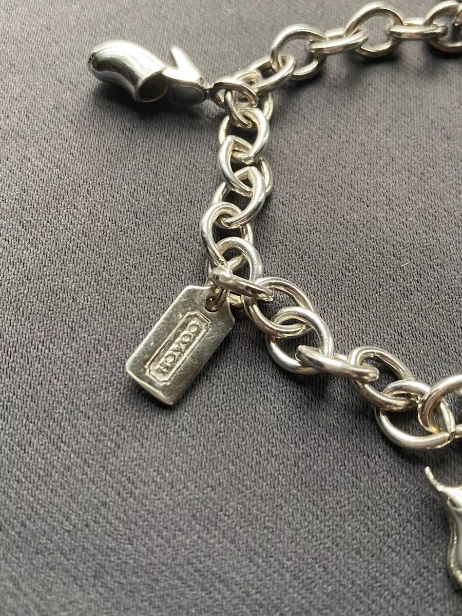 COACH Heart Charm Bracelet