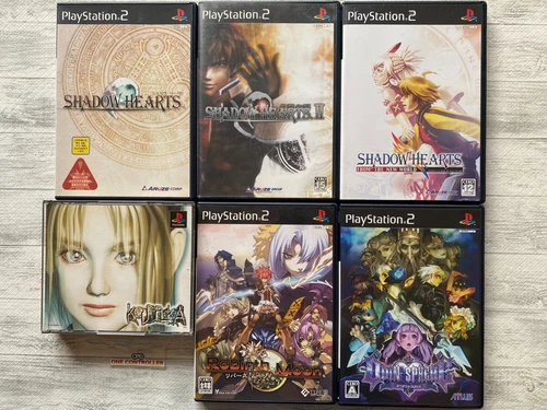 SONY PS 1 2 Koudelka & Shadow Hearts 1 2 & New World & Rebirth Moon Odin Sphere