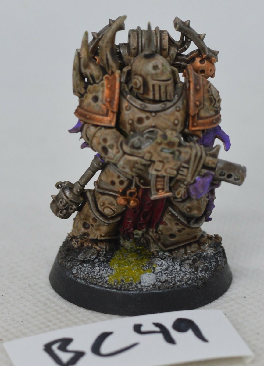 ミリタリー Warhammer40K/DEATH GUARD PLAGUE MARINES Warhammer 40k, Death Guard, Plague Marine x1, Lot #ZZ3 | eBay