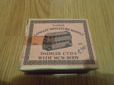 Langley Miniaturmodelle Spur N Daimler CVD 6 mit MCW Karosserie Metall Modellbausatz.
