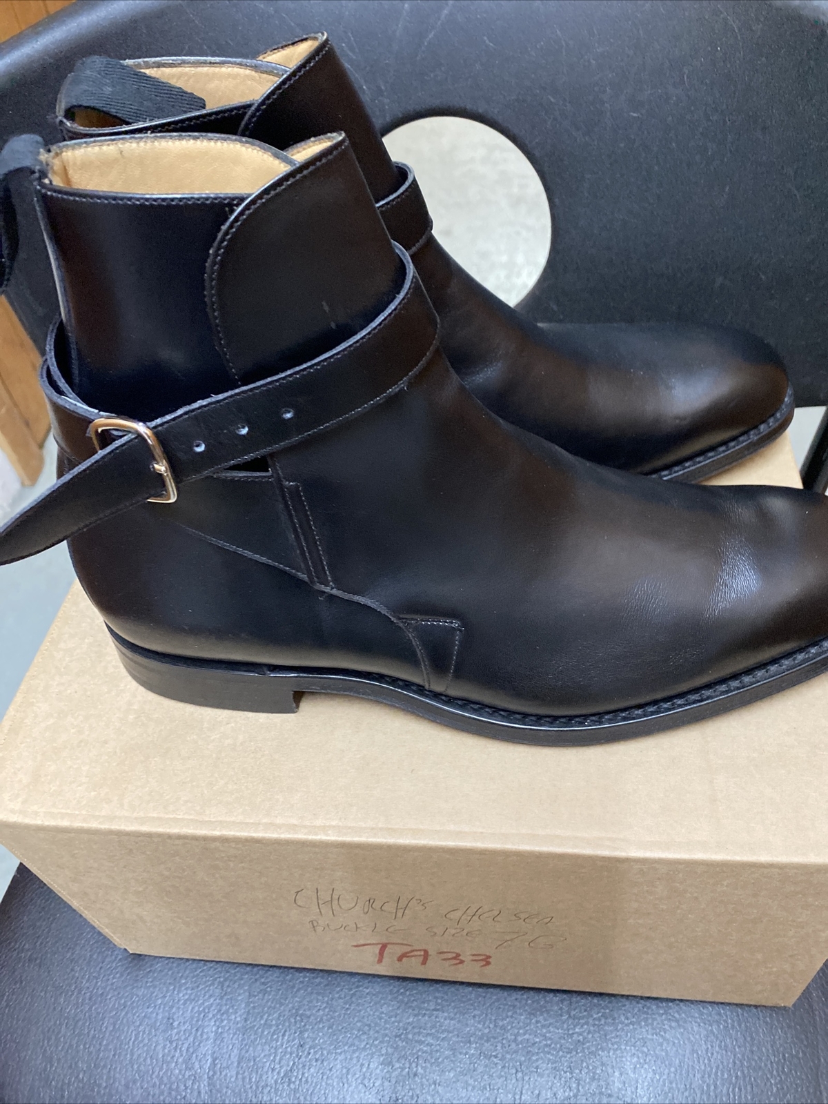 Church’s Deico Mens Buckle Chelsea Slip On Boots Size 7 G eBay