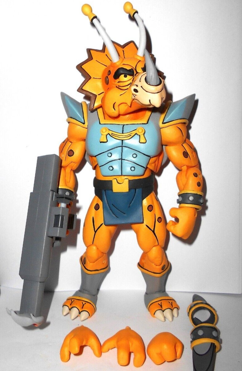 NECA Teenage Mutant Ninja Turtles TRICERATON captain ZARAX cartoon