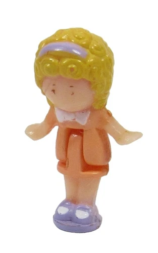 Polly Pocket Vintage Doll 1989 Polly's Sports Car Ring - Polly Bluebird Toys