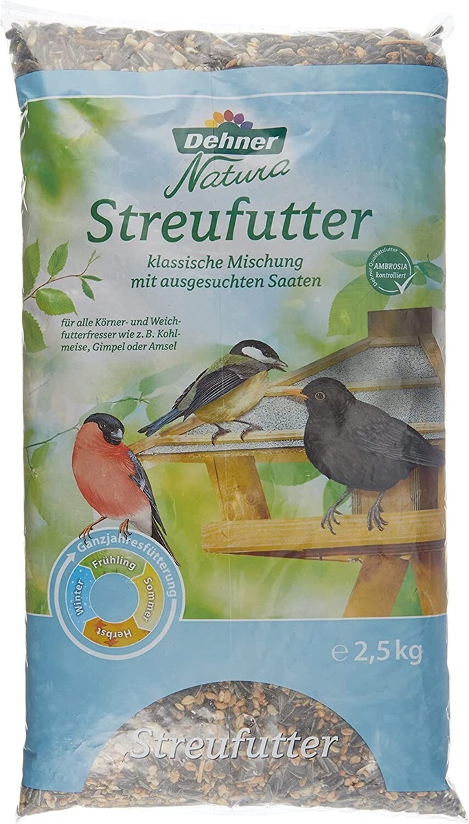 Mangime Per Uccelli Selvatici POSH Foods - 20kg, Miscela Semi E Cereali, Per Tutte Le Stagioni
