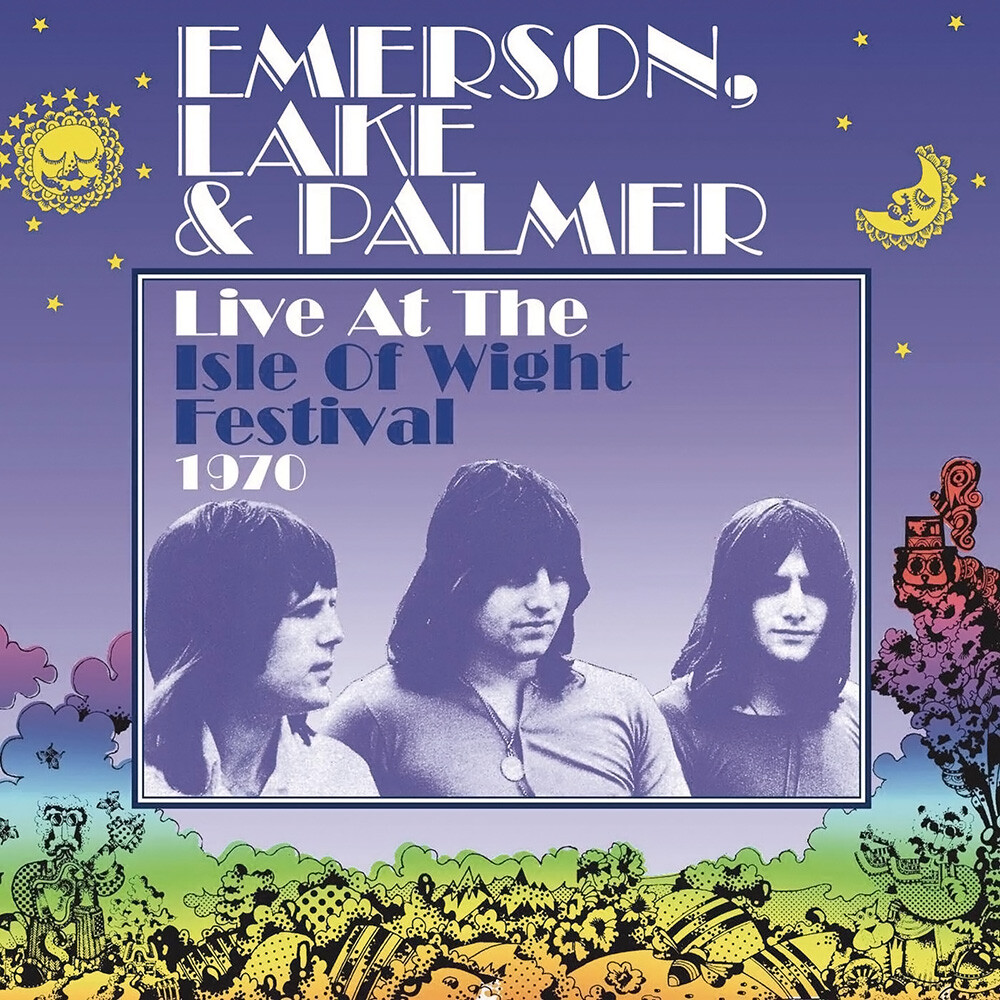 Emerson Lake & Palmer Live At The Isle Of Wight 12x12 Album Cover