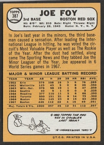 1968 Topps Baseball Cards Scegli una carta a scelta 295-660 EX X-MT 1/25 Set Break - Foto 163 di 490
