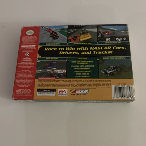 NASCAR 99 N64 Nintendo 64 - Box And Manual Only! No Cart - Picture 6 of 10