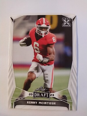 NFL Trading Card Football Kenny McIntosh Seattle Seahawks Leaf 2023